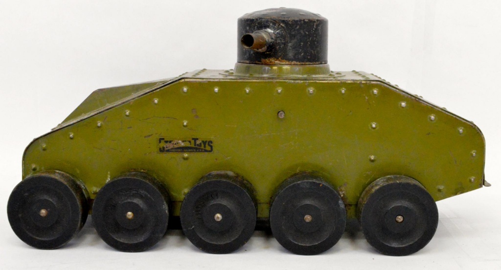 Antique and vintage tin, military toys and more
