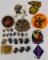 Grouping of USMC Marine Corps Patches Pins Buckle etc