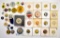 Grouping of 35+ Vintage Pinbacks / Buttons