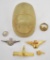 Grouping of Commercial Airlines Wings and Ring plus TWA Scarab Paperweight