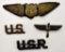 Rare WWI US Bullion Wings and Pins