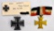 Grouping of three WWI German Small Iron Crosses