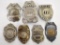 Grouping of seven Police / Security / Guard Badges