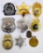 Group of ten Miscellaneous Badges