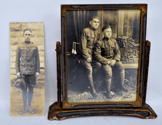 Two WWI US Soldier Photos