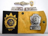 Group of Miscellaneous Police Badges and Pins