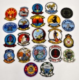 Group of Twenty-two Military Helicopter Pilot Patches Various Services