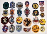 Group of twenty-five post WWII US Military Aviation Fighter Pilot Patches