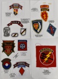 Grouping of Special Forces Airborne LRRP Patches