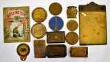 Grouping of Vintage Life Insurance Paper Weights and Other Pieces