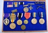 WWI US Medals Ribbons and Insignia Grouping Named to Charles A. Dille