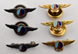 10K and Sterling Diamond Eastern Airlines Pins