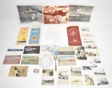 Small grouping of 1950's Commercial Aviation Airlines Material