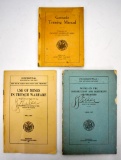 Grouping of WWI US Grenade Mine & Trench Warfare Manuals