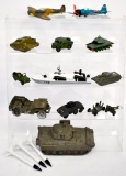 Grouping of mixed Military Die Cast Toys