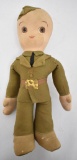 WWII US Stuffed GI Soldier Toy