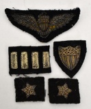 Grouping of WWI US Navy Bullion Patches