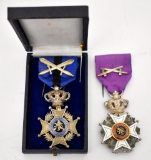 Two Order of Leupold Medals Belgium