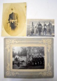 WWI German Pickelhaube Photographs and Postcard Kaiser