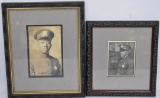 Two Framed Photos of Early African American Black Police Officers