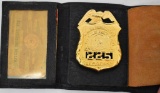 County of Suffolk New York Police Sergeant Badge and Wallet