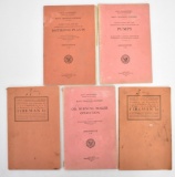 Late 1920's US Navy Training Courses Books