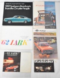 Five 1960's Studebaker and Chevrolet Sales Brochures