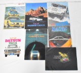 Grouping of 1960's Japanese Auto Manufacturer Brochures