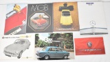 Grouping of MGB Alfa Romeo Mercedes Benz Brochures