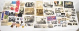 Grouping of Mixed Automobilia Pins maps Photographs Etc