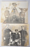 Two 8 x 10 Pre WWI Photos Rhode Island Militia Span Am War ?