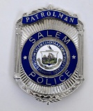 Vintage Salem Massachusetts Police Badge