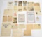 WWII German Grouping of Documents and Letters Sword Hang Tag Etc