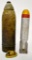 WWII Era US Wooden Bomb and Artillery Shell
