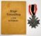 WWII German Nazi KVK War Merit Badge with Original Bag / Envelope