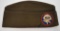 WWII US Army Airborne Garrison Cap w/ Black & Gold Piping