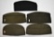 Grouping of Five WWII US Military Garrison Caps Overseas