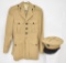 WWII US USMC Marine Corps Class A Uniform with Hat