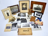 Large Group of US Navy Photos Paper Items and Memorabilia