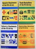 Four Books Infantry Cavalry Regiments Tank Field Artillery Battalions of the US Army