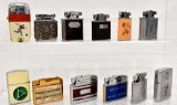 One dozen vintage cigarette lighters