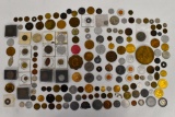 Collection of Many Various Coins Tokens and Awards