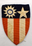 US WWII CBI Theatre Made Cloth Patch