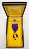 Unattributed WWII Purple Heart in Box