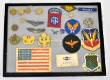 US WWII Grouping of Wings Insignia and Patches from Robert Salyer