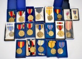 Grouping of Twenty US WWII Service Medals in Original Boxes