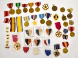 Twenty US WWII and Later Military Service Medals