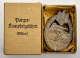 WWII German Nazi Panzer Badge Mint in Box