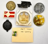 Grouping of Miscellaneous WWII German Nazi Pins