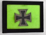 WWII German Nazi First 1st Class Iron Cross in Riker Frame